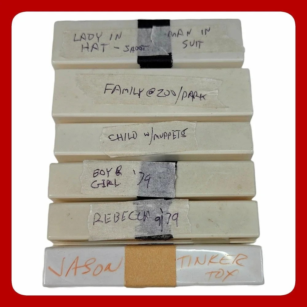 Vintage 35mm Found Footage Slide Lot 70s 80s Random Pack Retro Collectible